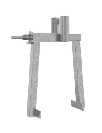 Befestigungszwinge für Betonleitwände, Klemmbereich 22-34cm, Schenkellänge 40cm, VPE1