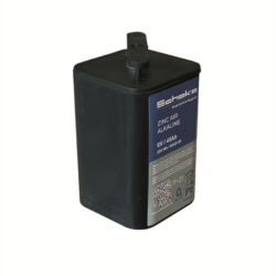 Blockbatterie 6V / 50 AH 4AS2 /50, Zink- Batterie, VPE12