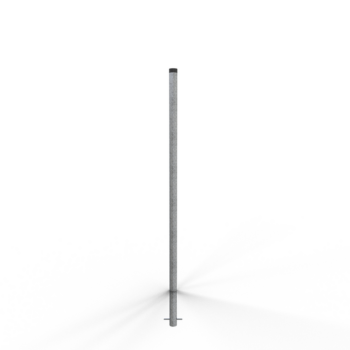 Stahlrohr-Schilderpfosten 2500 mm feuerverzinkt