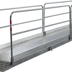 Grabenbrücke aus Stahl/Aluminium nach ZTV-SA, 1,30m x 4,50m, VPE5