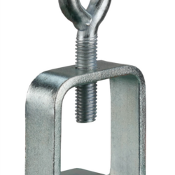 Schilderklemme, passend für Vierkantrohre 40 x 40mm und Rundrohre mit Durchmesser 42mm, VPE25