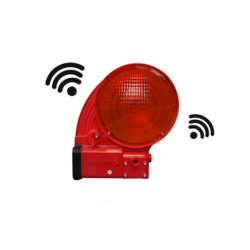 BASt Bakenleuchte Powernox mit RFID Tag, Lichtaustritt einseitig, rot, VPE10