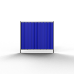 Mobilzaun ,, Trapez 2,00m ", Blechbeschichtung-blau, 2,20m x 2,00m, VPE25