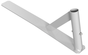 Fuß für Absperrgitter, diagonal, VPE10