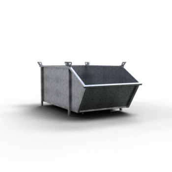 Transportcontainer für 1000 l Schüttgut 1,79m x 1,17m x 0,87m, verzinkt, VPE1