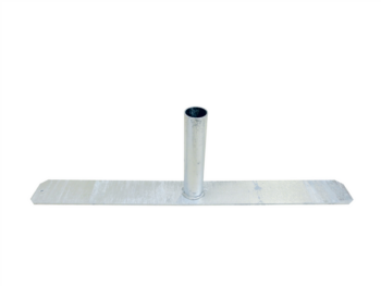 Fuß für Absperrgitter, senkrecht, VPE10