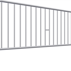 Absperrgitter Typ ,, Basic ", Länge 2,00 m, 14 Stäbe, VPE25