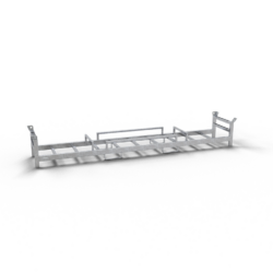 Twintraverse 10,  für 10 Mobilzäune und 10 Fußplatten, verzinkt, VPE1
